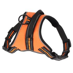 Pet Harness Medium To Large Dogs Dog (Option: orange-L)