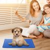 Pet Dog Cooling Mat Pressure Activated Gel Self Cooling Mat Pad Pet Cooling Bed Mats Portable Pet Cooling Mat L Size