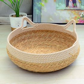 Cat Nest Summer Cool Rattan Cat Scratch Board (Option: 01-S)