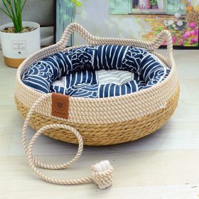 Cat Nest Summer Cool Rattan Cat Scratch Board (Option: 07-S)