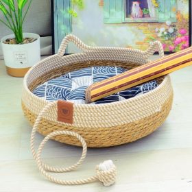 Cat Nest Summer Cool Rattan Cat Scratch Board (Option: 08-M)