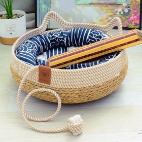 Cat Nest Summer Cool Rattan Cat Scratch Board (Option: 09-M)